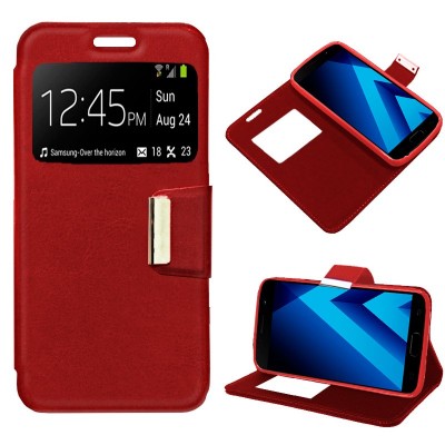 Flip Cover Samsung Galaxy A5 2017 Rojo