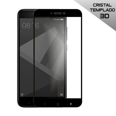 Protector Cristal Templado Xiaomi Redmi 4x / Redmi 4X Pro Negro