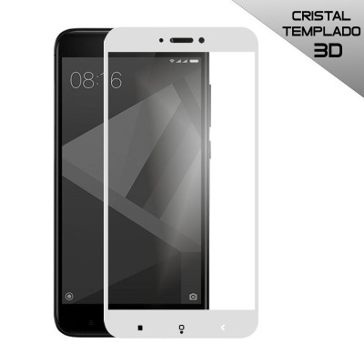 Protector Cristal Templado Xiaomi Redmi 4x / Redmi 4X Pro Blanco