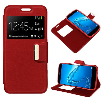 Flip Cover Huawei Y7 Rojo