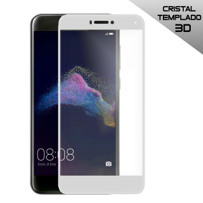 Protector Cristal Templado Huawei P8 Lite 2017 Blanco