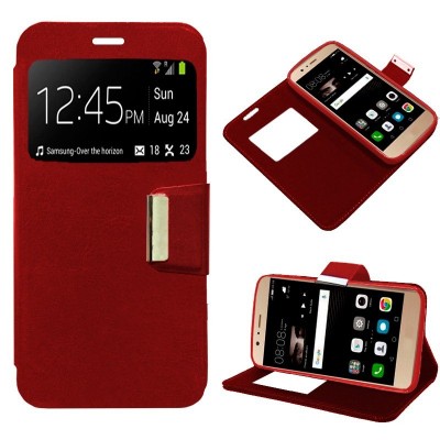 Flip Cover Huawei P9 Lite Rojo