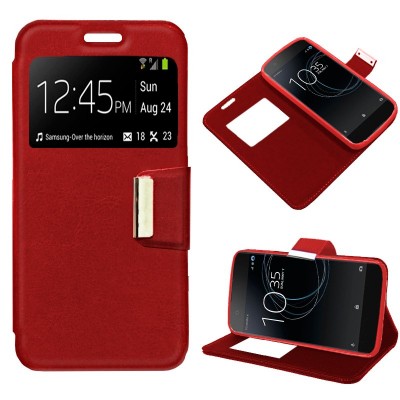 Flip Cover Sony Xperia XA1 Rojo