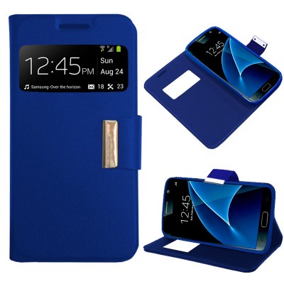 Flip Cover Samsung S7 Edge Azul
